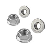 Stainless Steel Exhaust Flange Nut For Harley Davidson 1984-2025 Touring Dyna Softail Sportster Evolution Big Twin Evolution & Twin Cam Models