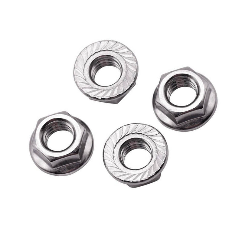 Stainless Steel Exhaust Flange Nut For Harley Davidson 1984-2025 Touring Dyna Softail Sportster Evolution Big Twin Evolution & Twin Cam Models - pazoma