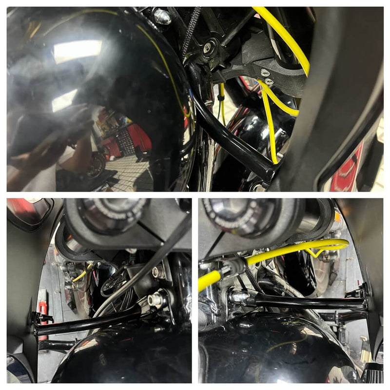 Stealth Fairing Support Bar Support Brackets Mount kit for Harley Softail FXLRST 117 Low Rider ST EI Diablo FXRST 2022-2025 - pazoma