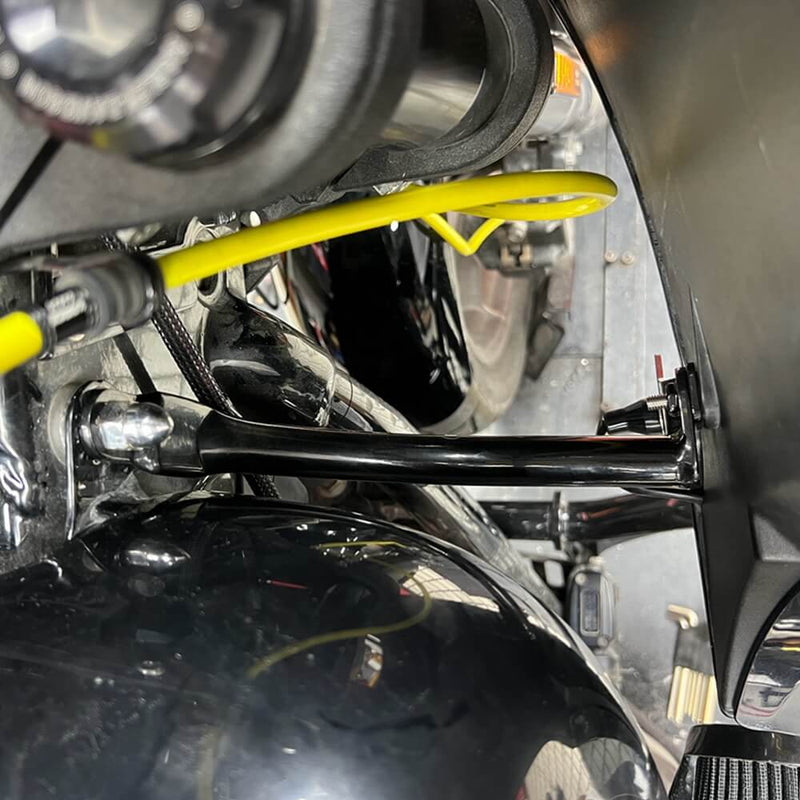 Concealed Design Harley FXLRST Fairing Support Kit For installation of Flat-Out Bar Mustache Crash Bar Traditional Engine Guards - pazoma