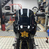 T-Sport Front Fairing w/Baja Designs LP6 LED Light Bracket Mount Kit For Harley Softail M8 Low Rider S FXLRS 114 117 2020-2026