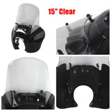 T-Sport Front Fairing w/Baja Designs LP6 LED Light Bracket Mount Kit For Harley Softail M8 Low Rider S FXLRS 114 117 2020-2026