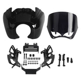 T-Sport Front Fairing w/Baja Designs LP6 LED Light Bracket Mount Kit For Harley Softail M8 Low Rider S FXLRS 114 117 2020-2026