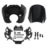 T-Sport Front Fairing w/Baja Designs LP6 LED Light Bracket Mount Kit For Harley Softail M8 Low Rider S FXLRS 114 117 2020-2026