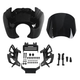 T-Sport Front Fairing w/Baja Designs LP6 LED Light Bracket Mount Kit For Harley Softail M8 Low Rider S FXLRS 114 117 2020-2026