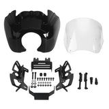 T-Sport Front Fairing w/Baja Designs LP6 LED Light Bracket Mount Kit For Harley Softail M8 Low Rider S FXLRS 114 117 2020-2026