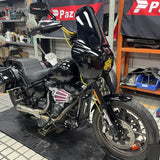 T-Sport Front Fairing w/Baja Designs LP6 LED Light Bracket Mount Kit For Harley Softail M8 Low Rider S FXLRS 114 117 2020-2026