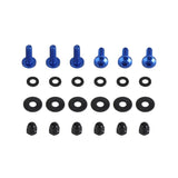 T25 Fairing Windshield Bolts Screws for Harley Memphis Shades Road Warrior Fairing Windscreen 6 PCS Aluminum - pazoma
