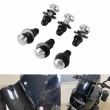 T25 Fairing Windshield Bolts Screws for Harley Memphis Shades Road Warrior Fairing Windscreen 6 PCS Aluminum - pazoma