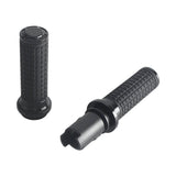 TBW Rubber CNC Hand Grips For Harley '24-Up Touring & 2025+ Softail Street Glide Road Glide Low Rider S/ST