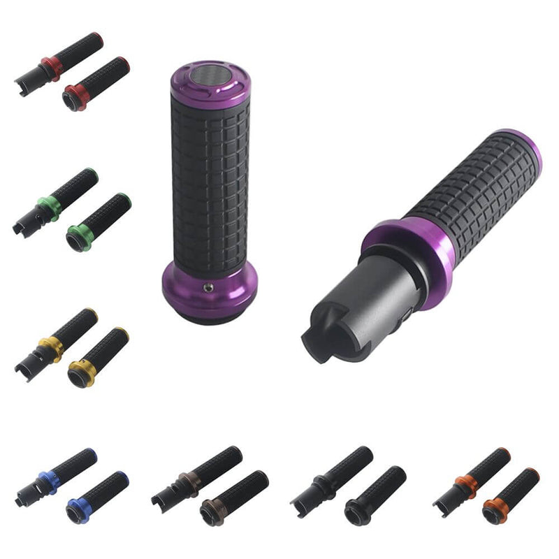 TBW Rubber CNC Hand Grips For Harley '24-Up Touring & 2025+ Softail Street Glide Road Glide Low Rider S/ST