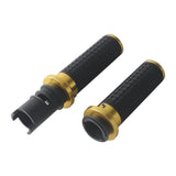 TBW Rubber CNC Hand Grips For Harley '24-Up Touring & 2025+ Softail Street Glide Road Glide Low Rider S/ST