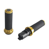 TBW Rubber CNC Hand Grips For Harley '24-Up Touring & 2025+ Softail Street Glide Road Glide Low Rider S/ST
