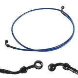 Extended Length Upper Stainless Braided Brake Line For Harley Road Glide Special Ultra Limited CVO ST FLTRXS 15-23 - pazoma