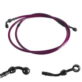 Extended Length Upper Stainless Braided Brake Line For Harley Road Glide Special Ultra Limited CVO ST FLTRXS 15-23 - pazoma