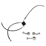 Extended Length Upper Lower Brake Line w/ABS Master Cylinder For Harley Dyna Fat Bob Low Rider 2012-2017