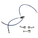 Extended Length Upper Lower Brake Line w/ABS Master Cylinder For Harley Dyna Fat Bob Low Rider 2012-2017