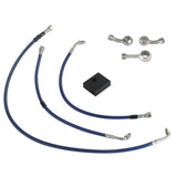 Extended Length Upper Lower Brake Line w/ABS Master Cylinder For Harley Dyna Fat Bob Low Rider 2012-2017