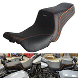 Top Performance Tail-Flick Seats Step 2-Up Gel Pad Seat for 2008-2025 Harley Touring FL Road Glide Street Glide Road King - pazoma