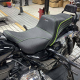 Top Performance Tailwhip Seats Step 2-Up Gel Pad Seat for 2008-2025 Harley Touring FL Road Glide Street Glide Road King - pazoma