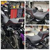 Top Performance Tailwhip Seats Step 2-Up Gel Pad Seat for 2008-2025 Harley Touring FL Road Glide Street Glide Road King - pazoma