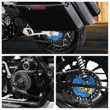 Transmission Sprocket 530 Chain Drive Conversion Kit For Harley Touring M8 Road Glide Street Glide Road King 2009-2026 - pazoma