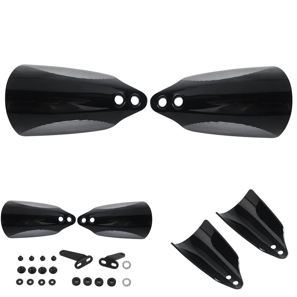 Two-tone Color Performance Bagger Handguards Hand Guard w/Mounting Hardware For Harley Touring Road Glide ST CVO FLTRX 2023.5-2026 - pazoma