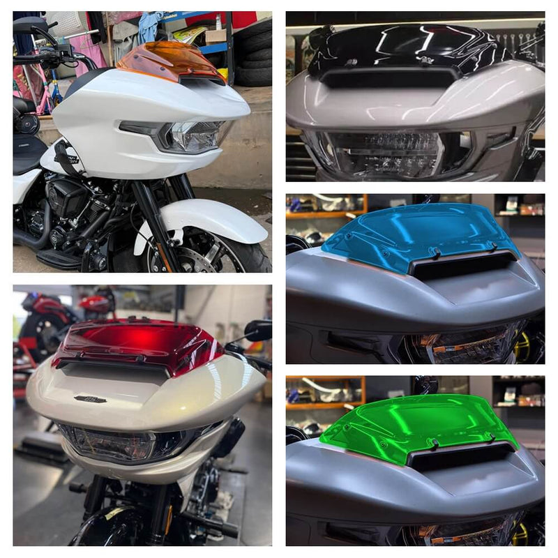 Wind Splitter 4.5 in. Windshield Windshield Deflector For Harley Touring CVO 121 Road Glide ST FLTRSE FLTRSTSE FLTRX 117 2023-2025 - pazoma