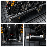 Performance Bagger 4.5" Carbon Slash Cut Slip-On Mufflers Exhaust For Harley Touring 2017-2026 M8 FL - pazoma