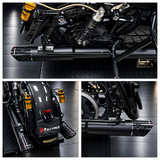 Performance Bagger 4.5" Carbon Slash Cut Slip-On Mufflers Exhaust For Harley Touring 2017-2026 M8 FL - pazoma