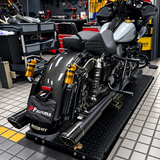 Performance Bagger 4.5" Carbon Slash Cut Slip-On Mufflers Exhaust For Harley Touring 2017-2026 M8 FL - pazoma