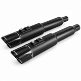 Performance Bagger 4.5" Carbon Slash Cut Slip-On Mufflers Exhaust For Harley Touring 2017-2026 M8 FL - pazoma