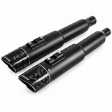 Performance Bagger 4.5" Carbon Slash Cut Slip-On Mufflers Exhaust For Harley Touring 2017-2026 M8 FL - pazoma