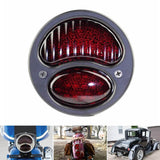 1928-1931 Ford Model A DUOLAMP LED Tail Light Harley Chopper Bobber Vintage Old Cafe Racer Motorcycle HD Brake Stop Light - pazoma