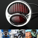 1928-1931 Ford Model A DUOLAMP LED Tail Light Harley Chopper Bobber Vintage Old Cafe Racer Motorcycle HD Brake Stop Light