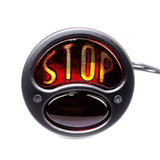 "STOP" Script Brake Taillight 1928-1932 Ford Model A Duolamp Tail Light For Harley Bobber Chopper Cafe Racer Old School - pazoma