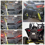 Polaris RZR LED Tail Lights Rear Tail Lamp Replacement for POLARIS 2014-2020 RZR 1000 900 XP S 4 Turbo Premium Red Smoked - pazoma