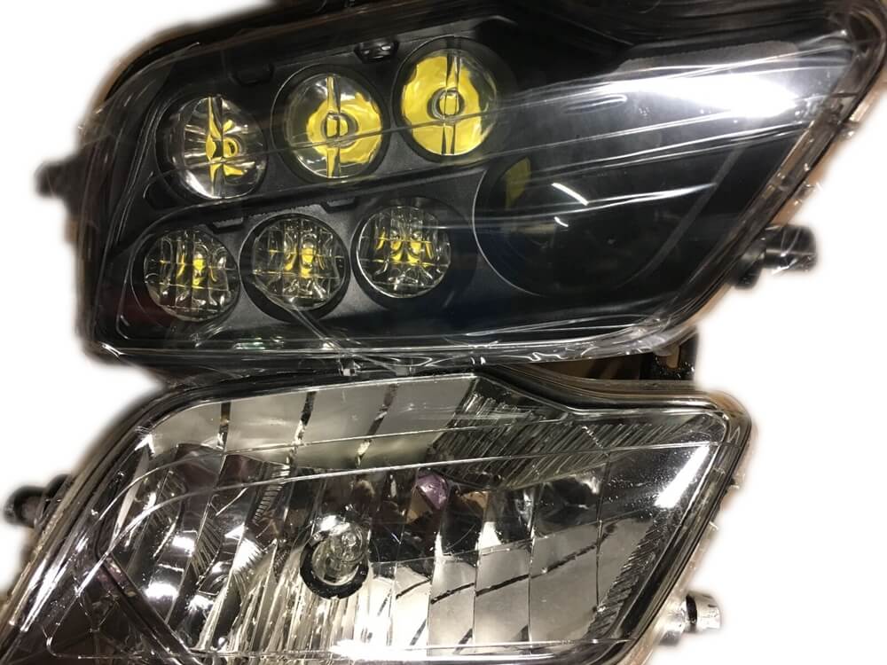 2014-2025 Honda Rancher 420 & Foreman 500 Rubicon LED Headlights Conversion Kit High Low Beam Replacement Headlamp - pazoma