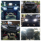 2014-2020 Honda Rancher 420 & Foreman 500 Rubicon LED Headlights Conversion Kit High Low Beam Replacement Headlamp - pazoma