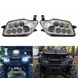 2014-2020 Honda Rancher 420 & Foreman 500 Rubicon LED Headlights Conversion Kit High Low Beam Replacement Headlamp - pazoma