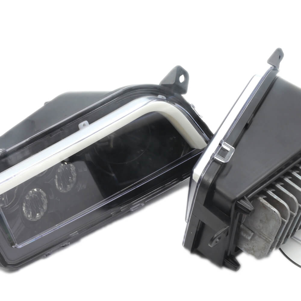 Polaris RZR XP 1000 LED Headlights RZR 900 Fits 2014-2020 UTV Headlamp with White DRL Daytime Running Lamp - pazoma