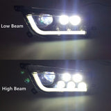 Polaris RZR XP 1000 LED Headlights RZR 900 Fits 2014-2020 UTV Headlamp with White DRL Daytime Running Lamp - pazoma