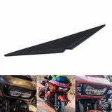 2015 & up Mean Mug Bezel For Harley Road Glides Headlight Gas Capital Customs Eyebrow Eyelid Sticker Decoration Upper Tip Cover Visor Accent Trim - pazoma