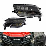 2016-2025 Honda Pioneer 500 / 700 1000 P500 P700 LED Headlights Conversion Kit High Low Beam Replacement Headlamp - pazoma