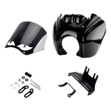 2020-2024 Harley Softail Low Rider S 114 117 FXLRS T-Sport Fairing Outer w/15" 12" 9" Windshield Headlight Relocation Bracket - pazoma