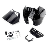 2020-2024 Harley Softail Low Rider S 114 117 FXLRS T-Sport Fairing Outer w/12" Eye Vented Windshield Headlight Relocation Bracket - pazoma