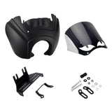2020-2024 Harley Softail Low Rider S 114 117 FXLRS T-Sport Fairing Outer w/12" Eye Vented Windshield Headlight Relocation Bracket - pazoma