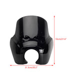 2020-2024 Harley Softail Low Rider S 114 117 FXLRS T-Sport Fairing Outer w/12" Eye Vented Windshield Headlight Relocation Bracket - pazoma