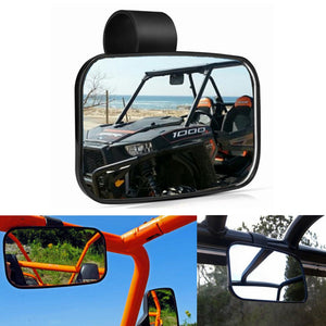 UTV Large Rear Center View Mirror For Polaris Ranger 900 XP Ranger 570 2017-2020 Can-Am Commander Maverick X3 Yamaha Viking Rhino Honda Gator - pazoma