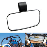 Polaris Ranger RZR Can Am Commander Maverick Yamaha Viking Rhino Honda Gato UTV Rear View Mirror 1.5"-2" Roll Cage with Shatter-Proof Tempered Glass - pazoma